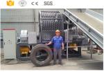 Factory price high capacity automatic waste tyre cutter recycling machine with