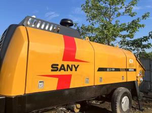 Quality SANY Used Concrete Trailer Pump Concrete Stationary Pump 85m3/H HBT8018C-5 wholesale