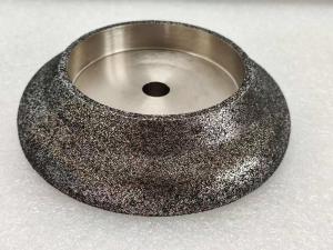 Quality Electroplated CBN Grinding Wheel For Band Saw Blade With Steel Body Diameter 127mm wholesale