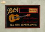 Open And Close Signs Special Wooden Wall Plaques For Shops
