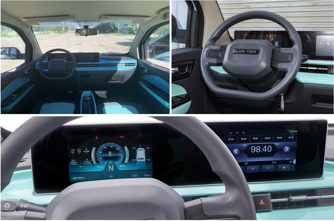 Safety And Intelligent Assisted Driving Pure Electric Car Link 01 4 Seater Electric Sedan