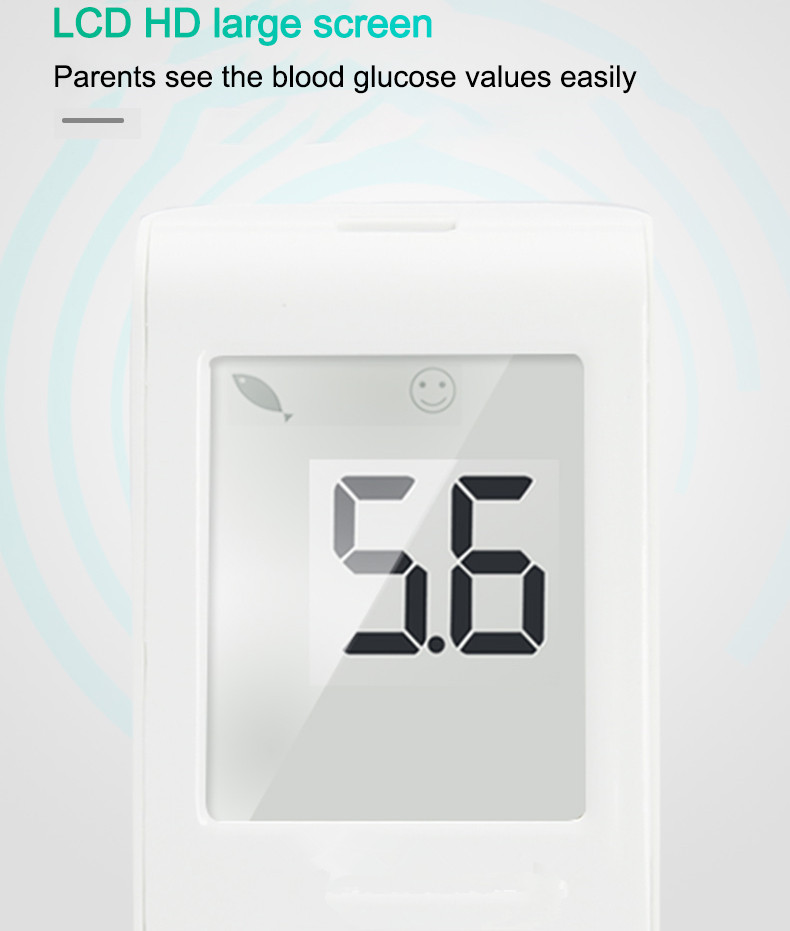 8s 33.3Mmol/L Blood Glucose Test Meter Fast Measurement 300 Sets Memories