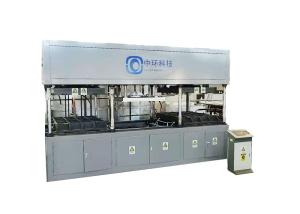 China Customized Automatic Paper Plate Making Machine  380V Sugarcane Bagasse  Material on sale