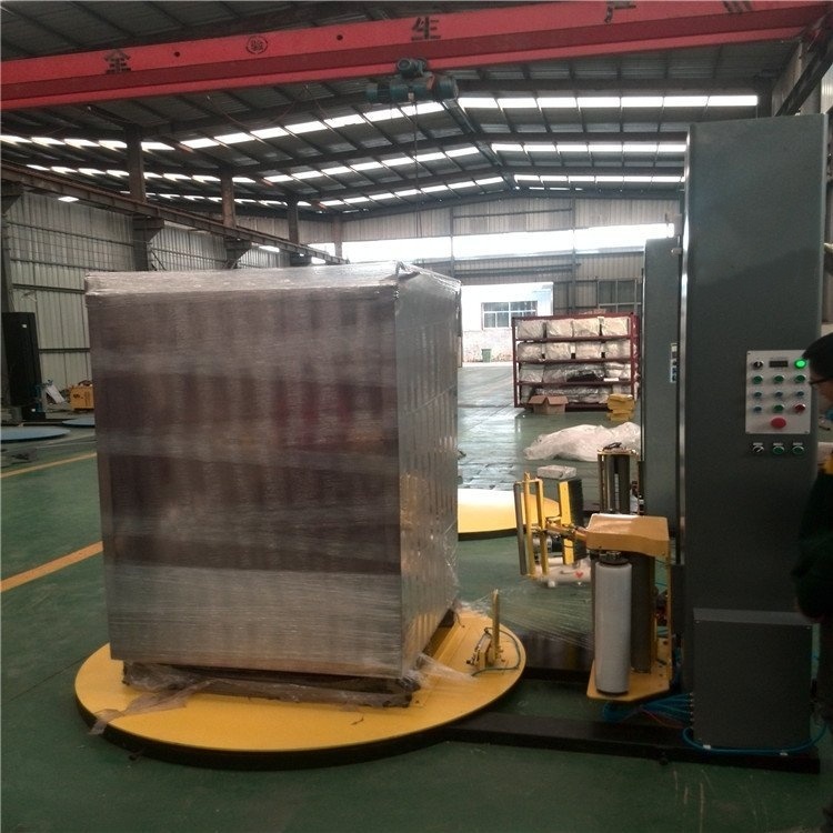 500mm-2000mm Height Film Wrapping Machine Pallet Stretch Wrap Machine