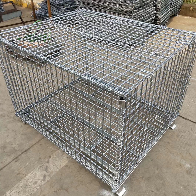 Collapsible Rust Proof Stackable Storage Cage With 500-1000KG Capacity