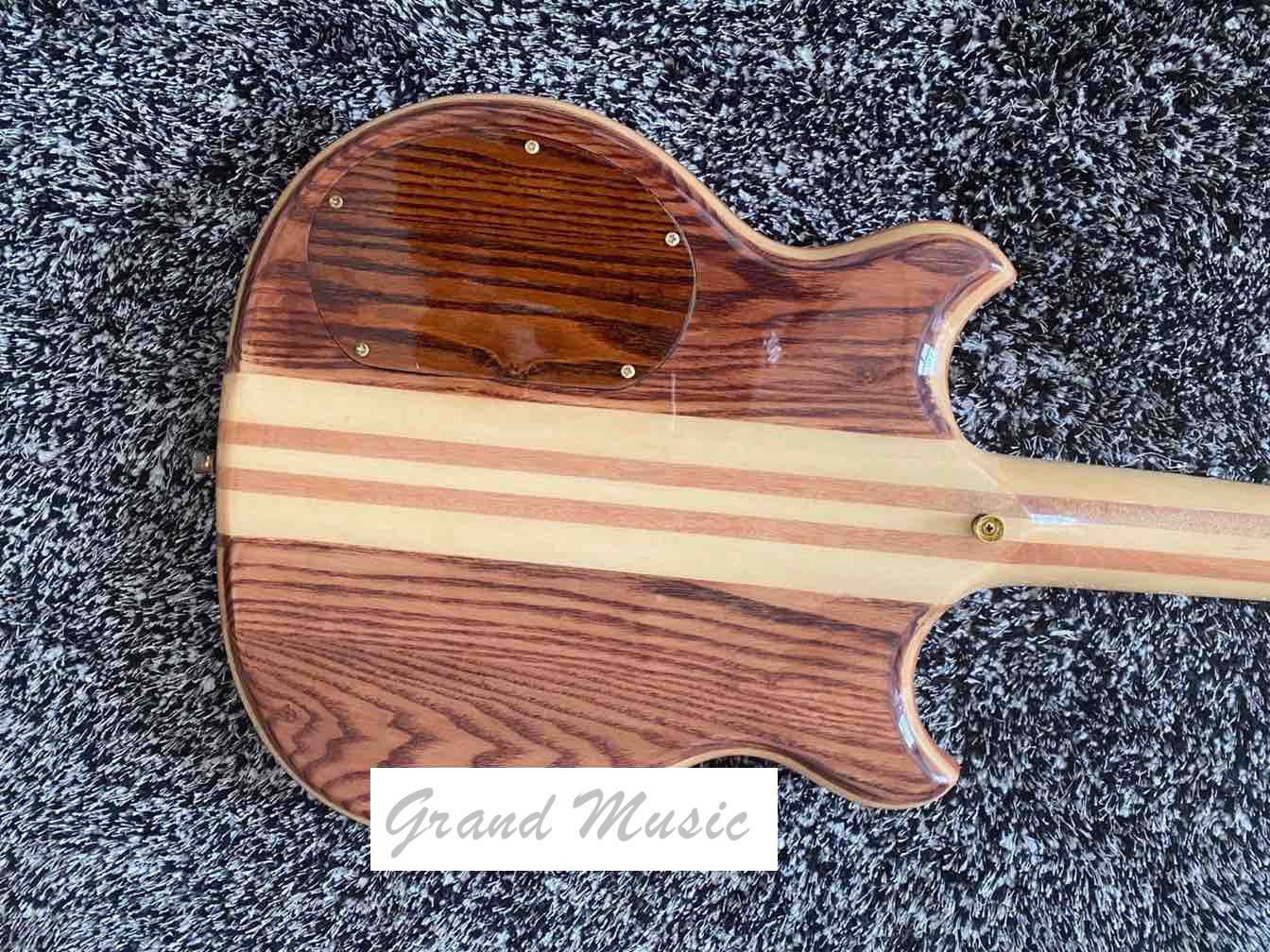 Custom 4 Strings Neck Through Body Alembic Style Bass Guitar