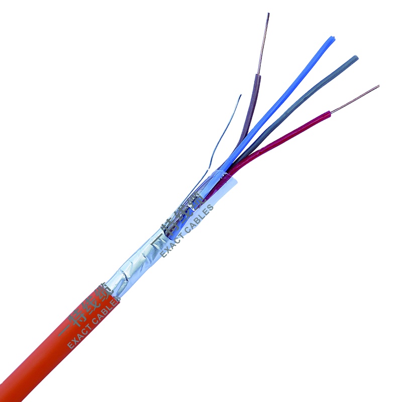 ExactCables UL1424 Bare Copper Wire 1.5mm 2 Core Shield Fire Cable Fire Rated Cable