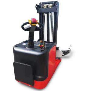 Quality 500 Kg Paper Roll Clamp Electric Stacker Forklift CE wholesale