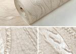 Flower Pattern Washable Vinyl Wallpaper , Modern Embossed Wallpaper PVC