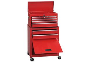 Quality 24 Inch Red Color Heavy Duty Stainless Tool Cabinet 6 Drawers wholesale