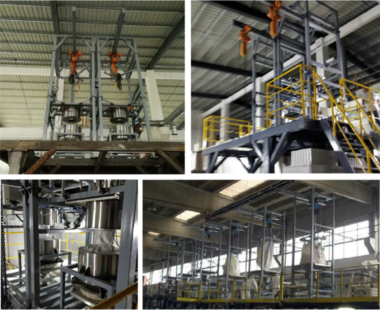 Pvc 1 Ton Bag Unloader Bulk Bag Unloading Equipment System Grain Unloading