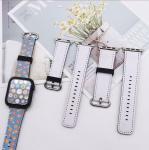 Customized Leather Apple Watch Band Sublimation Watch Band Blanks
