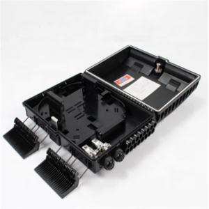 Quality 16 Core Fiber Optic Termination Box , Black Optical Termination Box Waterproof wholesale