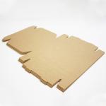 Recycled Brown Corrugated Paper Postage Gift Box For Wine