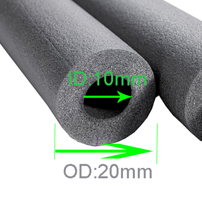 Soft Cotton Hollow Protective Cover Insulation Rubber Foam Tube with Cord as Requested