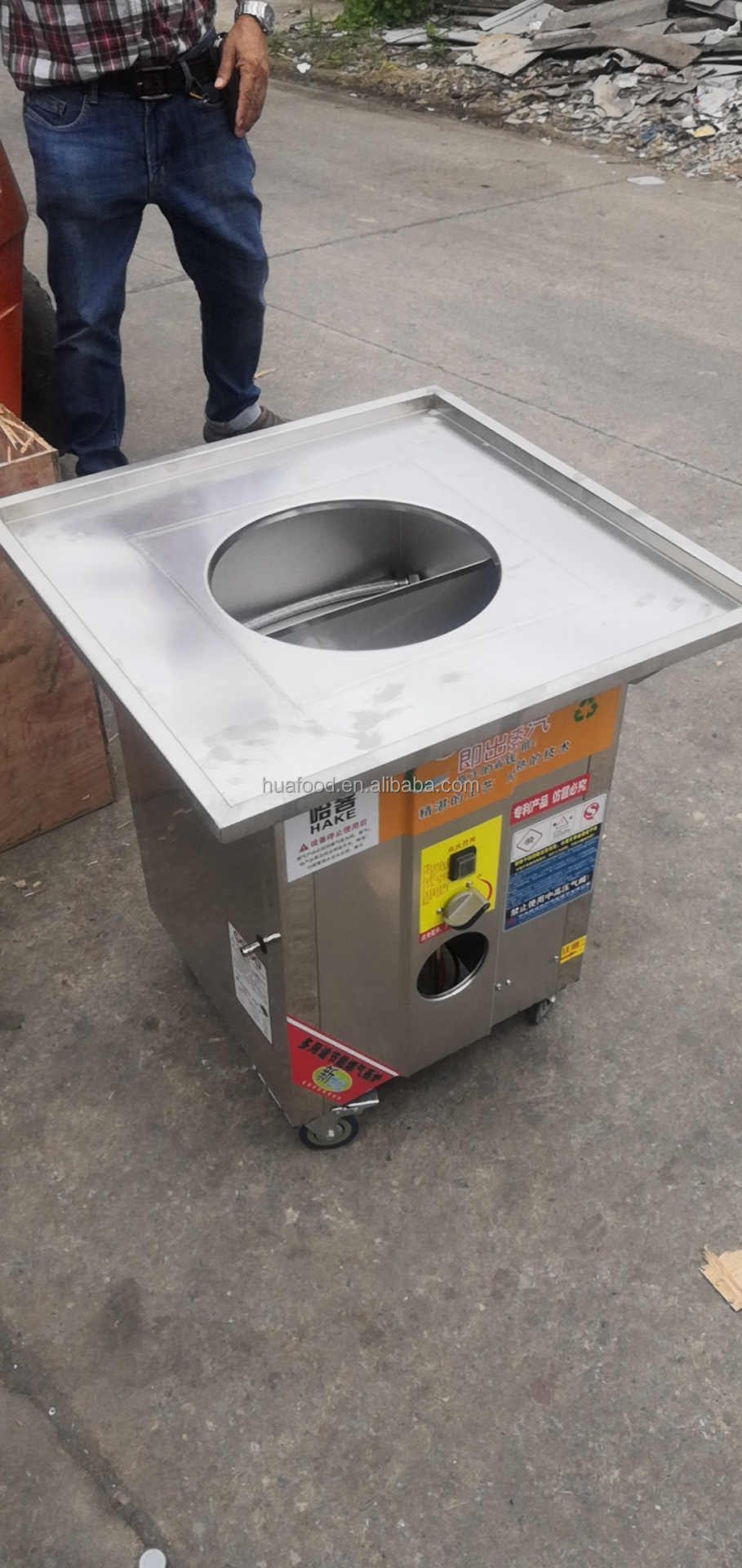 Factory Supplying Hotels Food Restaurant Quality Rice Roll Steamer Household Rice Noodle Vermicelli Machine