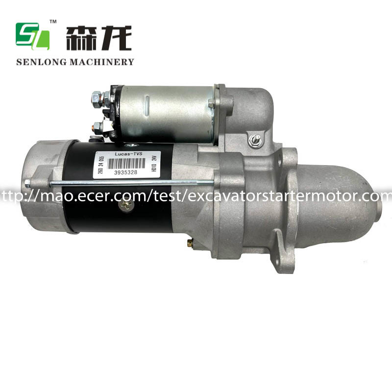 28MT Excavator Starter Motor 3935328 40# For Cummins 4B3.9 26925237B STG92351 3935328 26925237B,STG92351