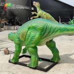 Realistic Life Size Animatronic Dinosaurs Iguanodon Model Weather Resistance