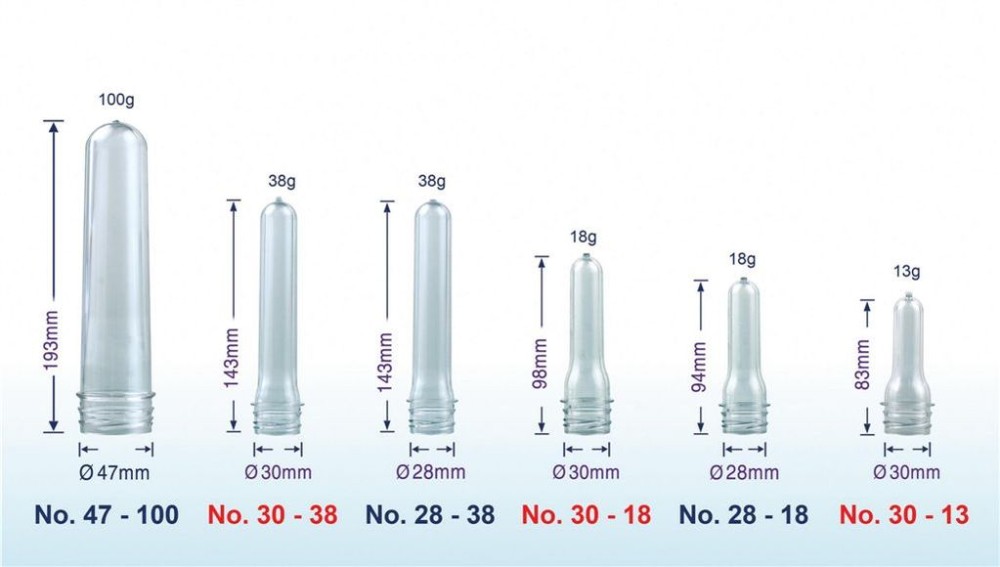 Hot Runner Injection Molding Molds , PET Preform Mould HRC45 - HRC48 Hardness