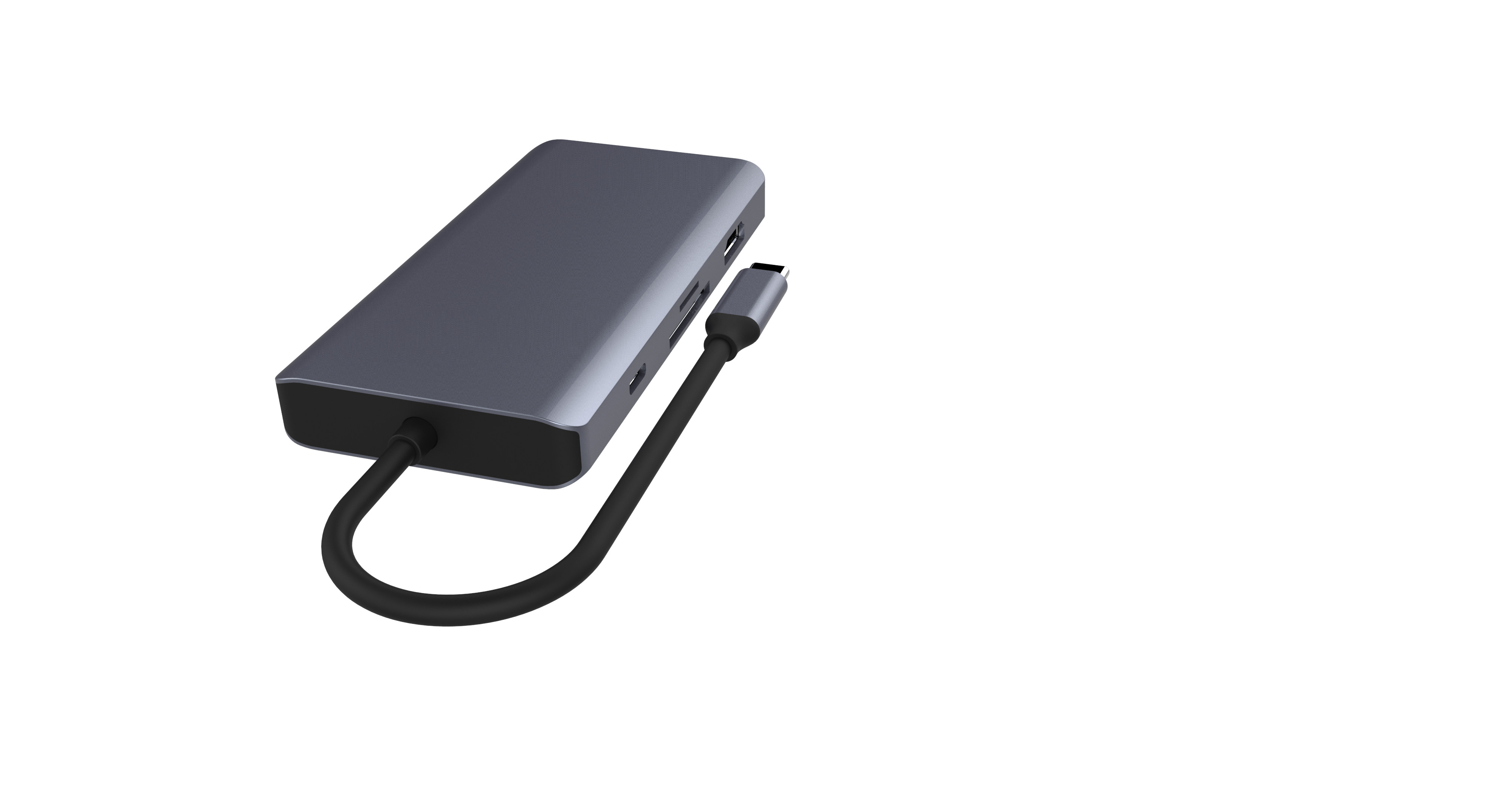 4K 9 In 1 Adapter With Ethernet 4K Usb C To Hdmi Hub Micro SD Card Reader