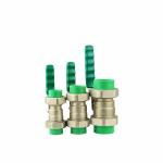 PN16 Telfon Sealing Brass Ball Valves Level Hand PPR Ball Valves 1/2 - 4 Inch