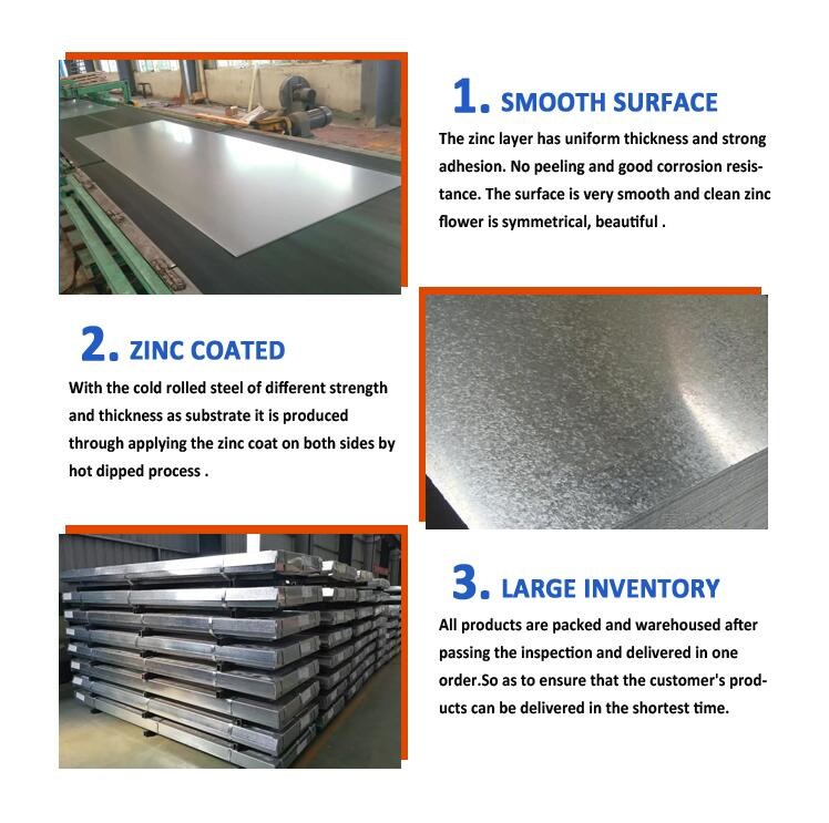 DX51D SGCC Astm A36 Steel Plate 28-gauge Home Appliance