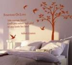 Designer Tree Wall Flower Stickers F285 / Floral Wall Stickers