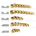 Hole Dia 20mm Ceramic Grinding Diamond Profile Wheels Vacuum Brazed