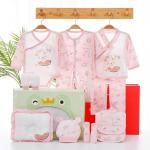 2023 new design custom Cotton 12pcs baby gift set Newborn sleepwear Gift box 100