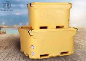 Quality Industrial Ice Cooler Roto Molded Cooler Box Insulted For Fish Storage Over 300quart wholesale