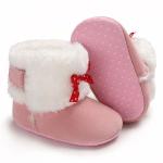 Hot selling warm cotton Bowknot red 0-2 years boy and girl Outdoor walking baby