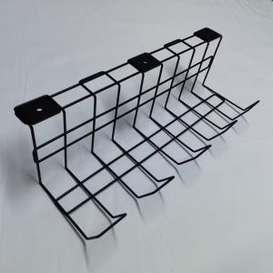 Quality 0.36kg Under Desk Cable Management Tray Metal Wire Cord Organizer Functional Design wholesale