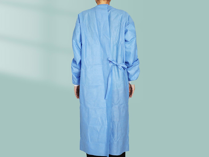 Non-woven Lightweight Long Sleeve Gowns for Lengthy Wear
