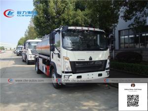 Quality 8000 Liters HOWO 4x2 Gasoline Tank Truck With Dispenser wholesale