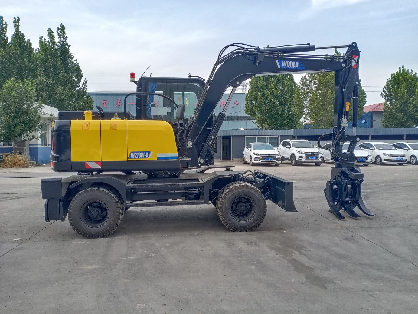 YuChai or Cummins Engine Wheel Crawler Excavator W270W-9