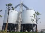 Metal Grain Silo With Bucket Elecator Batch Circular Dryer Continuous Drying