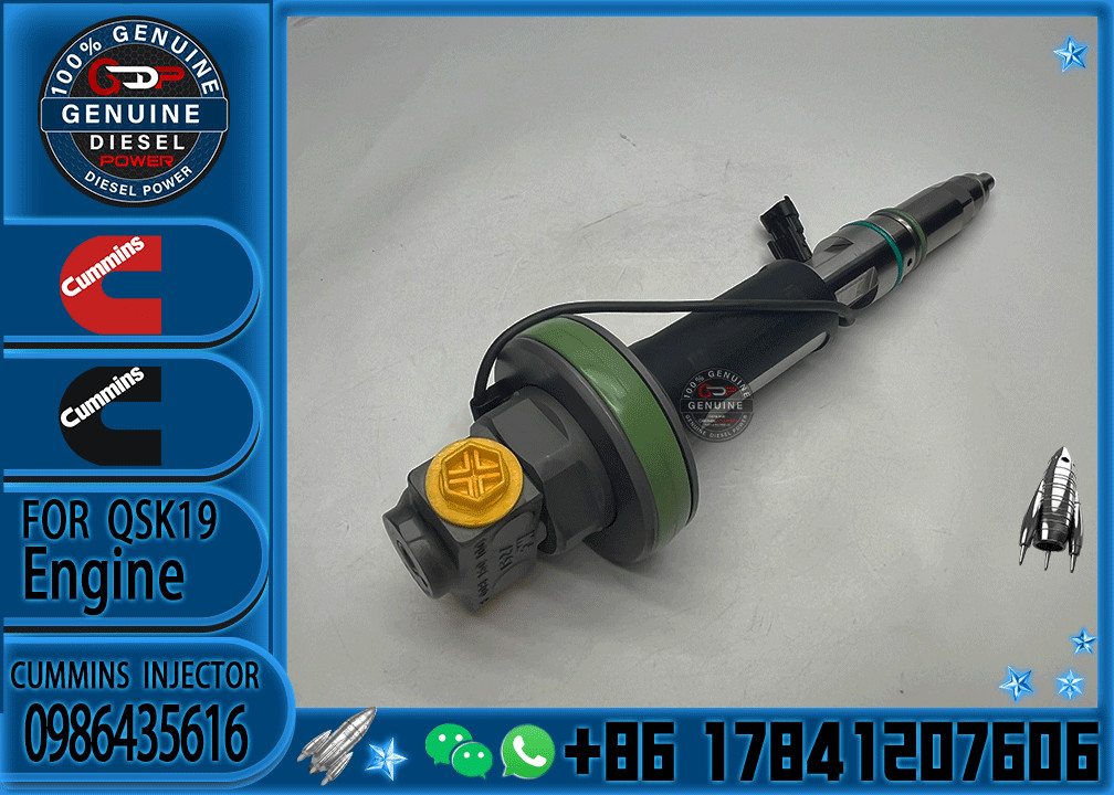 Fuel Injector 0986435616 0986435905 0986435612 0986435611 For QSK19 QSK38 QSK50 QSK60 Engine