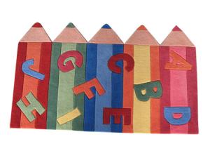 Quality Pen Design Lovely Handtufted Acrylic Carpet Foor Rug Children Mat wholesale