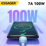 Nylon TPE Material A-C USB A To C Cable 100W ESSAGER ES-X46 Series