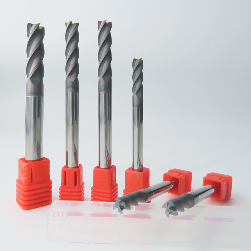 6mm 4 Flutes D6 Tungsten Carbide End Mills For Graphite
