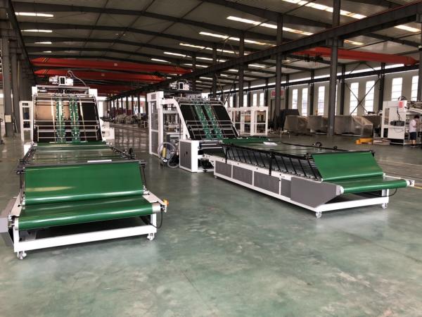 QH Automatic Carton Flute Laminator Machine / Corrugated Cardboard Laminating
