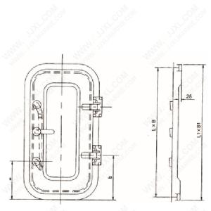 Quality Aluminium Weld Weathertight Door wholesale