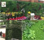 UVG 60*40cm fake outdoor plants artificial boxwood mat for green wall decoration