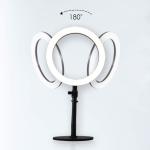 Selfie Ring Light with Stand, Phone Holder for Makeup Live Stream Video