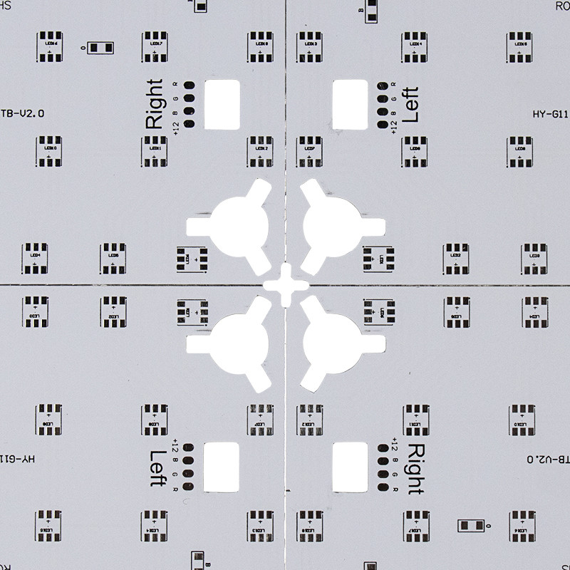 SMD 3030 5730 Custom Printed Circuit Boards For LED Single Layer