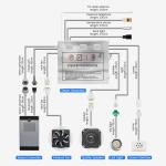 AC 110V/220V Steam Sauna Equipment 304 Stainless Steel Material LCD Display
