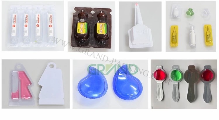 GGS-118 horizontal plastic ampoule/vial/bottle form fill seal machine for liquid oil