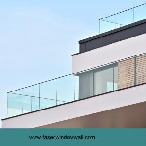 Quality Laminated / Single Tempered Glass Stair Balustrade Modern Contemporary wholesale