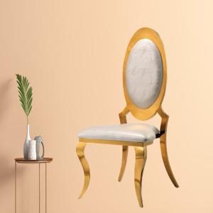 Quality Gold Stainless Steel Wedding Banquet Chair For Restaurant Hotel wholesale