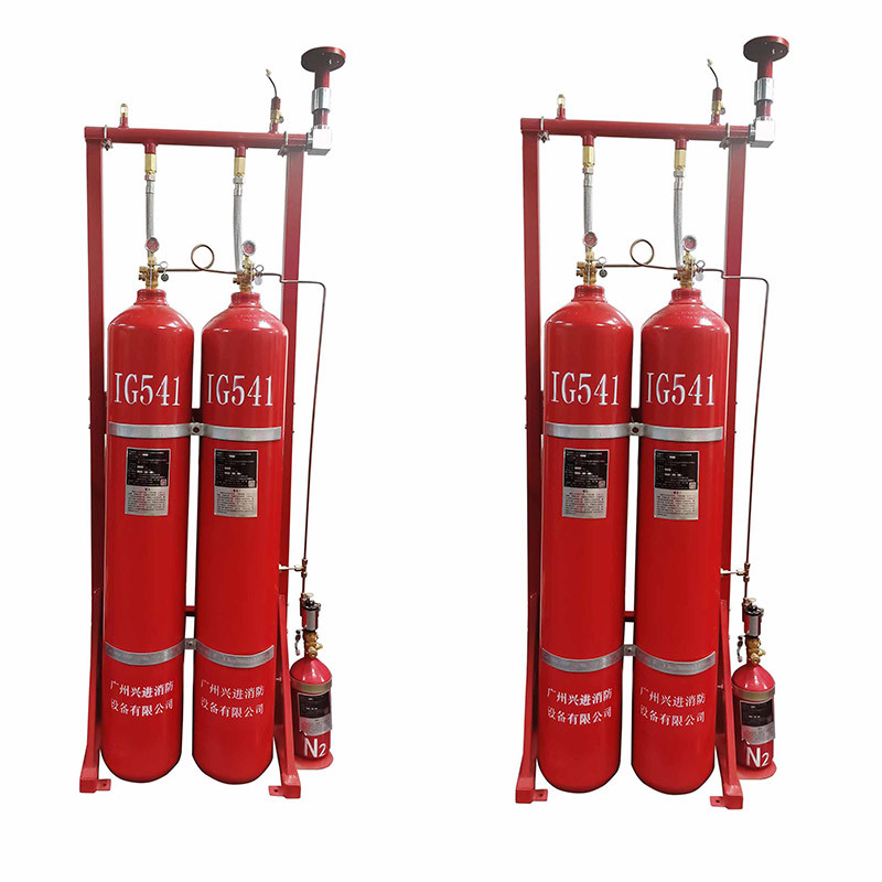 IG541 Durable Inert Gas Fire Suppression System Environmentally Friendly